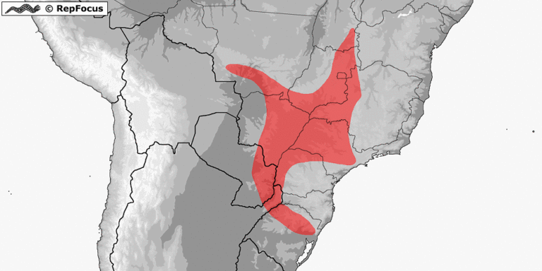 Mapa de distribuição